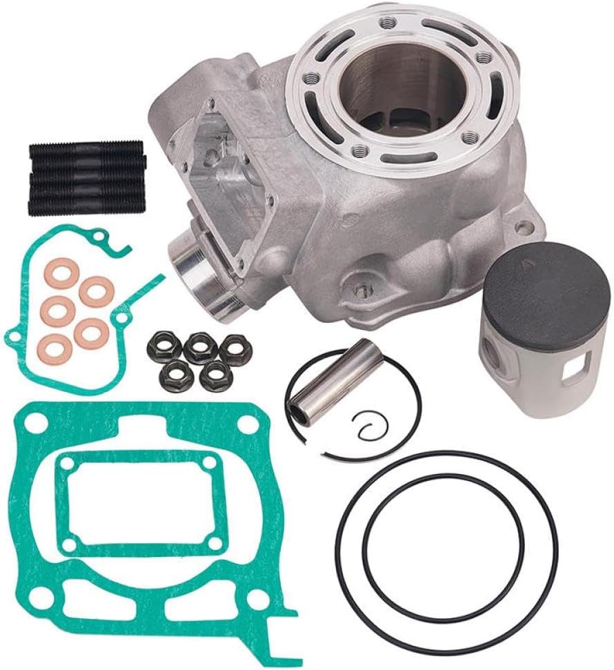 54mm Motorcycle Air Cylinder Block And Piston And Rings And Head Complete Gasket Kit Compatible With YZ125 YZ 125 2006 2022(Piston)