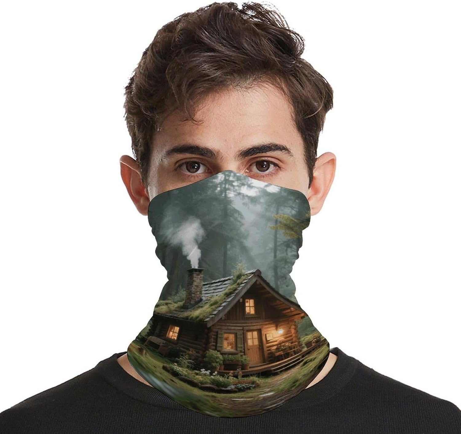 Sun UV Protection Neck Gaiter Upf 50+ Balaclava Ski Forest Cabin Face Mask Summer Face Cover Scarf Breathable Bandana for Fishing Hunting Kayaking Hiking Cycling Outdoor Activities