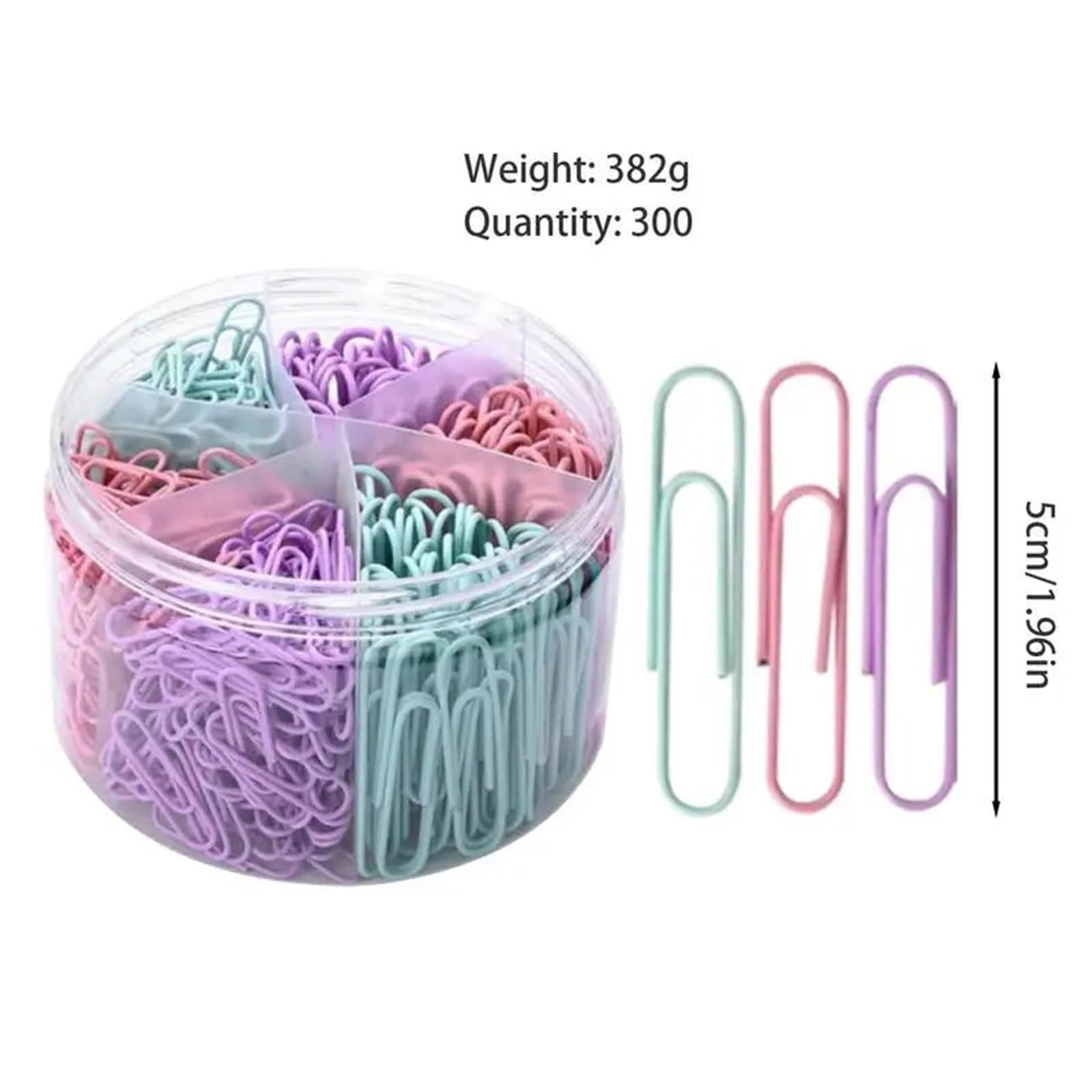 Lot de 900 trombones en métal colorés de 5 cm pour bureau et école, bureau, école, maison