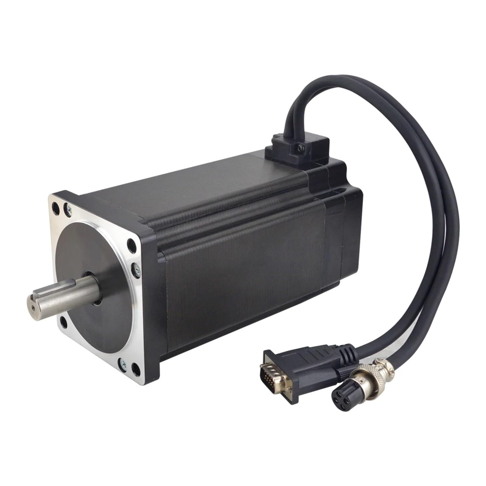 schrittmotorsatz Nema 34 4-Achsen-Schrittmotor-Kit mit geschlossenem Regelkreis, 12,0 Nm + CL86T-Schrittmotortreiber + 350-W-Netzteil und Kabel