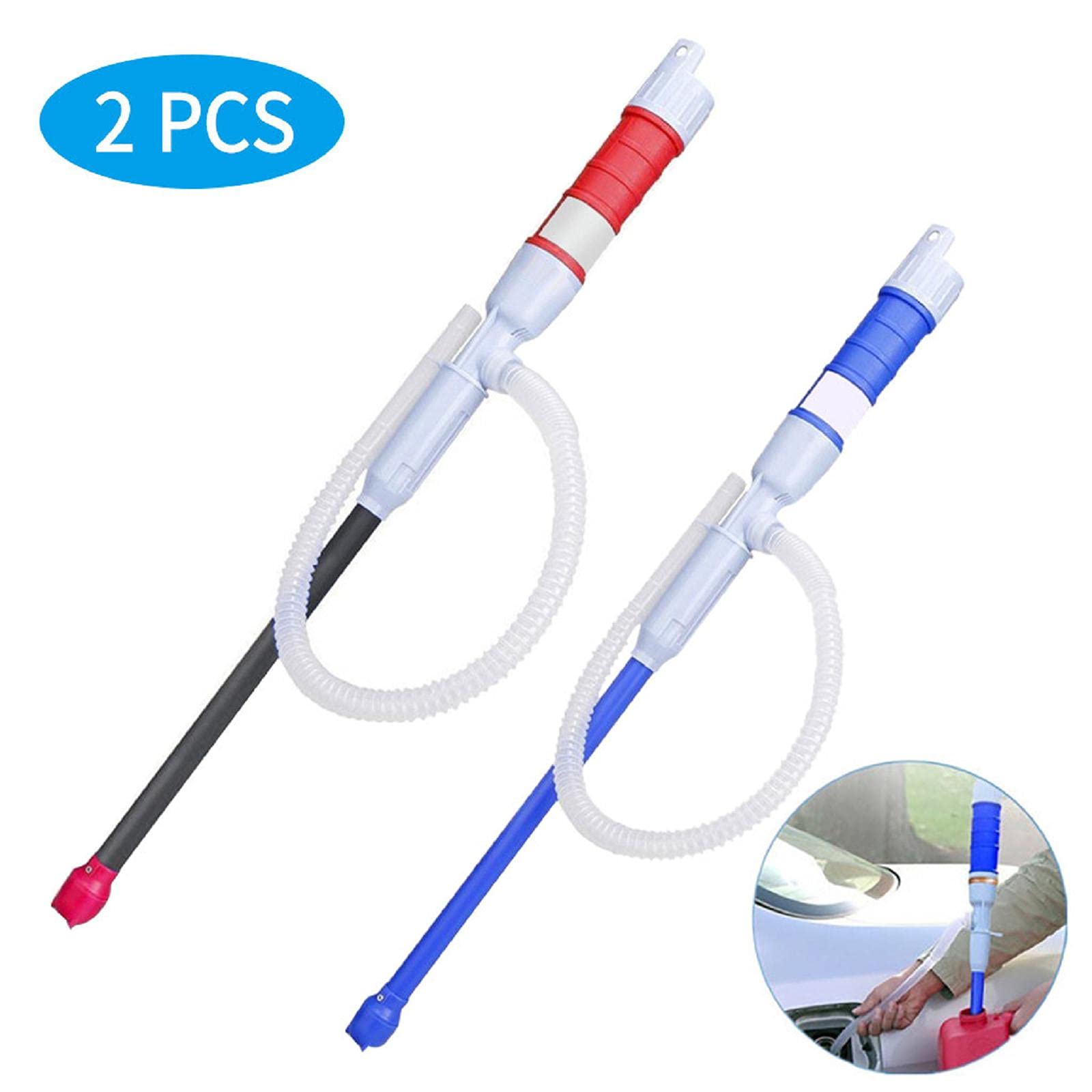 Chunlinlaoda Siphonpumpen-Set - Kraftstoff Transferpumpe Für Benzin, Diesel & Wasser