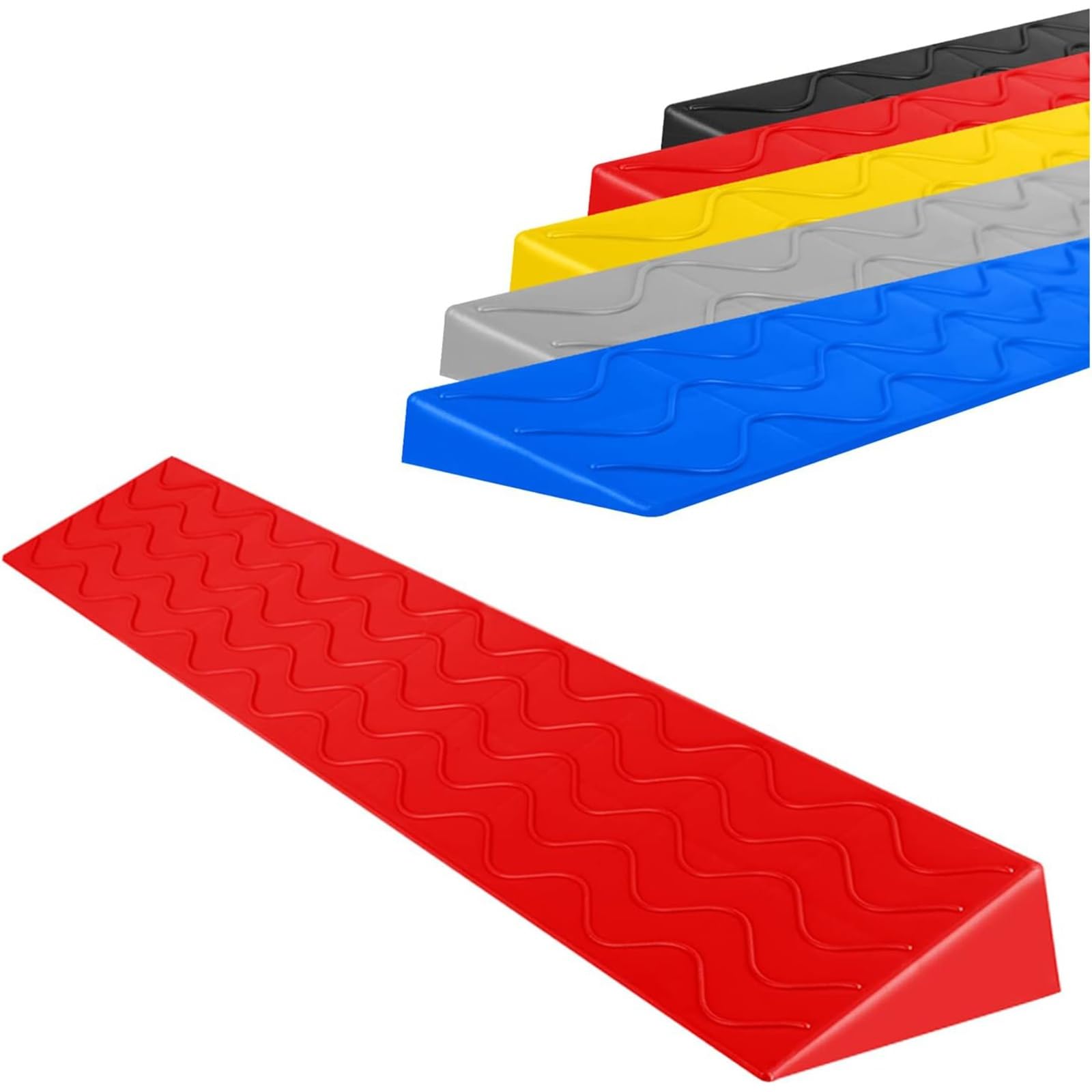 Rampa para silla de ruedas, rampas de umbral portátiles para puertas, rampa de bordillo robot de barrido interior, canal de elevación de 1 a 10 cm