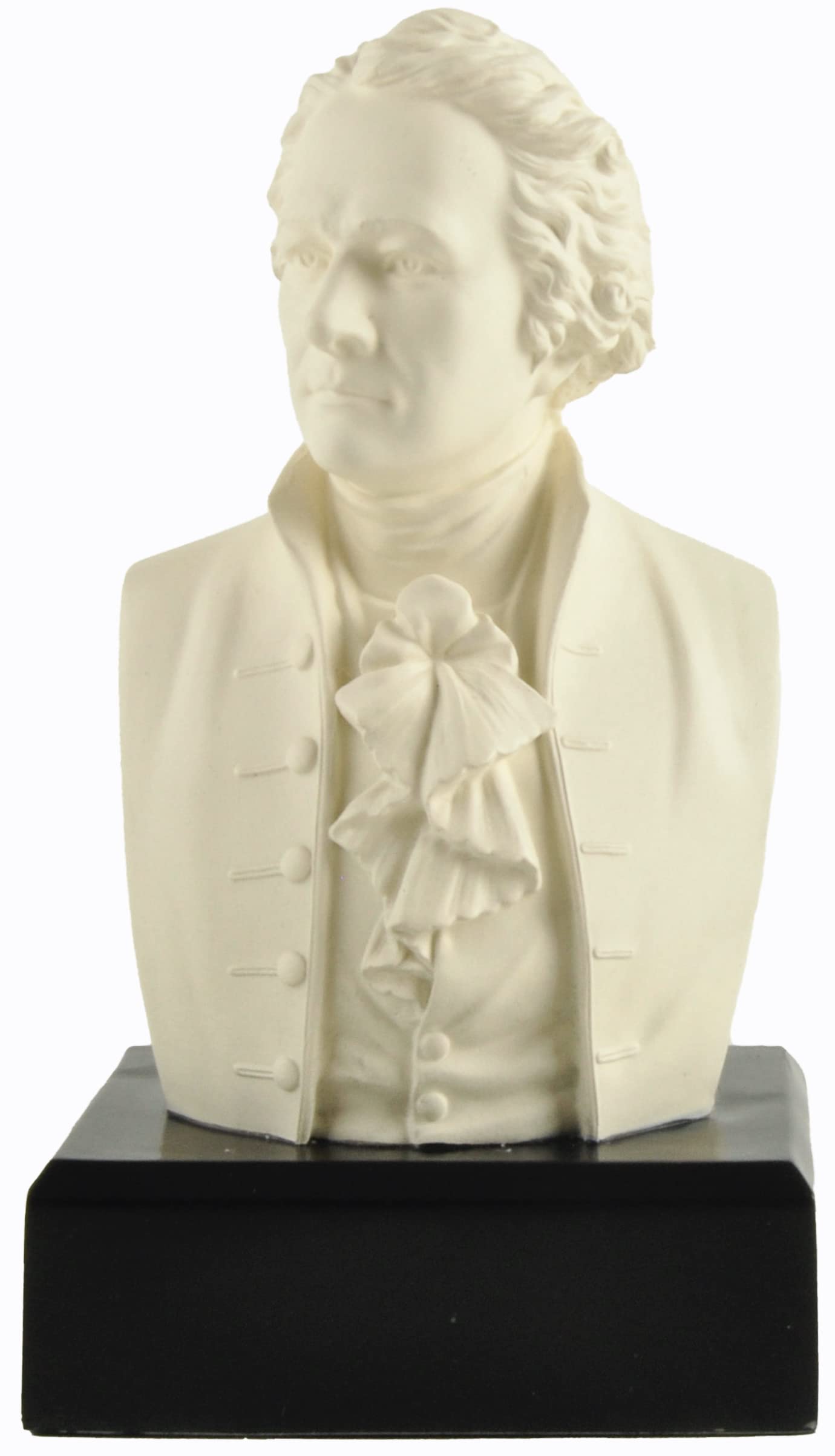 JFSM INC. Alexander Hamilton Founding Father Historical Bust - Brown Resin Bust Sculpture - Great Americans Collection