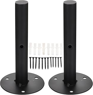 DOITOOL 2pcs Bracket Storage Rack Shelves Rustic Bookshelf Folding Bookshelf Brackets for Shelves Floating Shelf Bracket Iron Pipe Wall Rack Shelf Support Iron Pipe Shelf Brackets Ledge