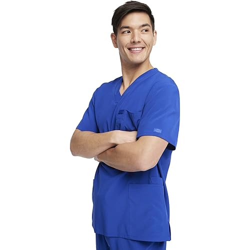 Dickies EDS Essentials Men Scrubs Top V-Neck DK645