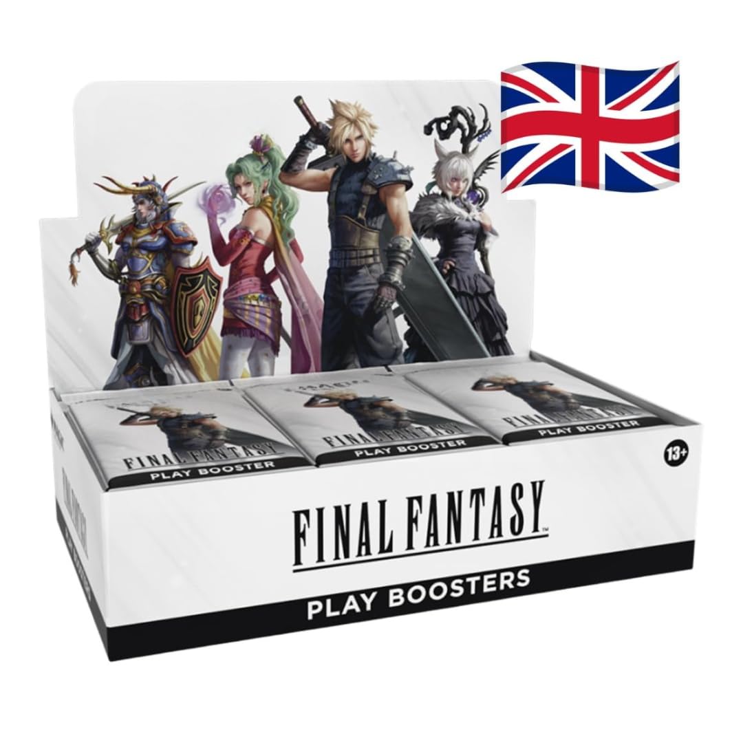 Lot de 3 boosters Final Fantasy Play (EN) - Magic: The Gathering - de 14 cartes | Universes Beyond protection d'expédition Heartforcards