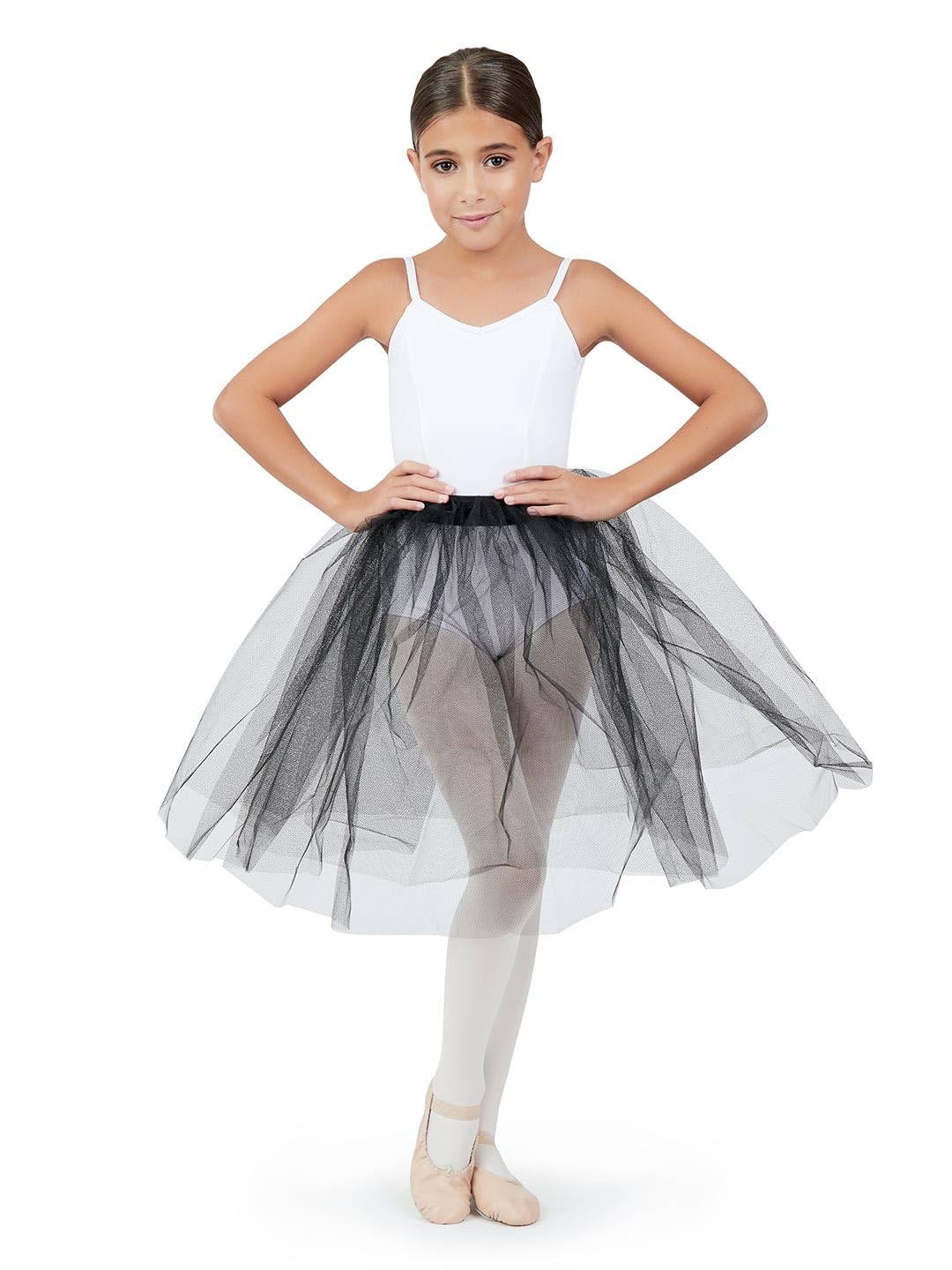 Capezio Little Girls Romantic Tutu (9830C) -Black -One