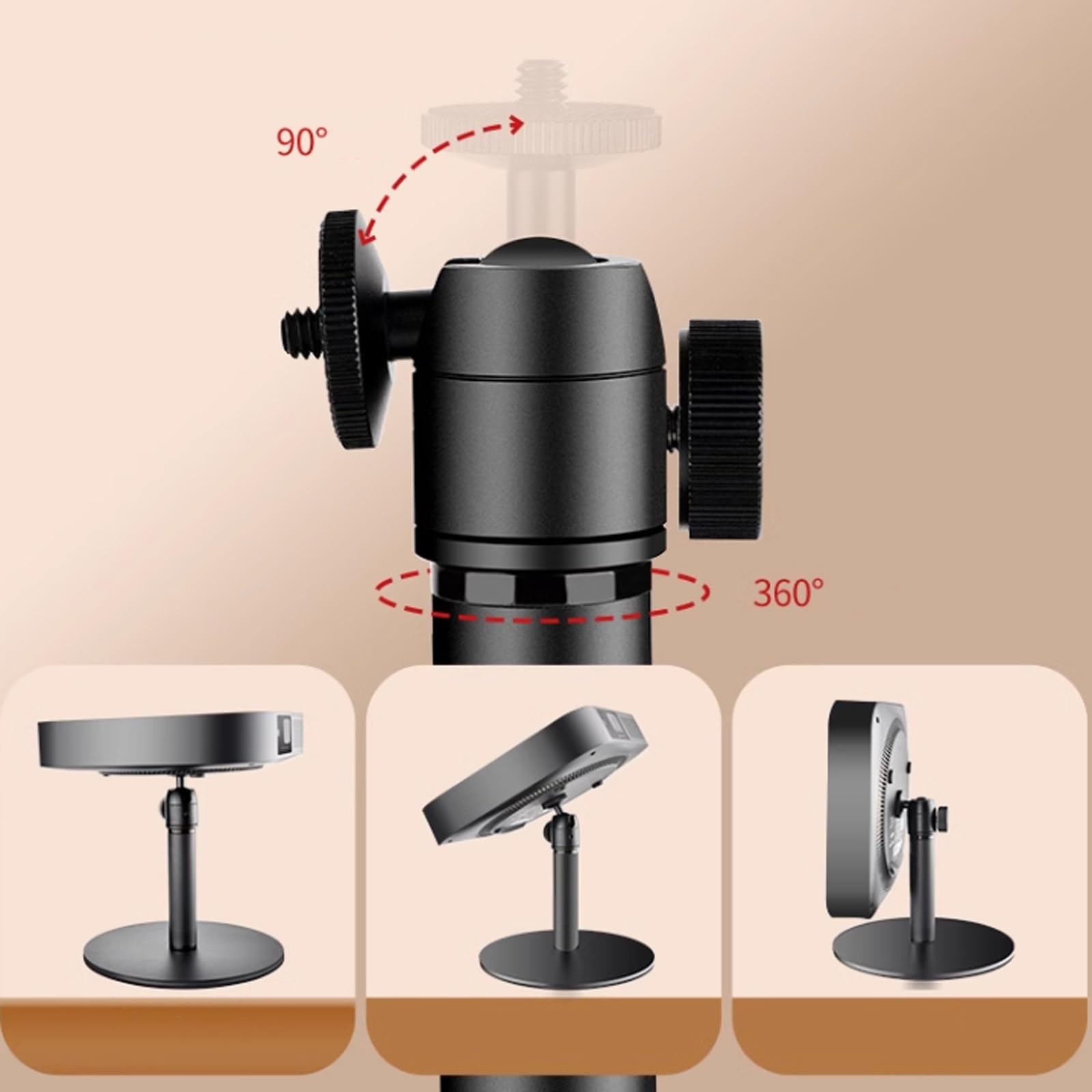 Support Vidéoprojecteur Support de projecteur Support de projecteur rétractable de table de chevet de chambre à coucher support de projecteur mobile universel Non perforé for la maison Support Project
