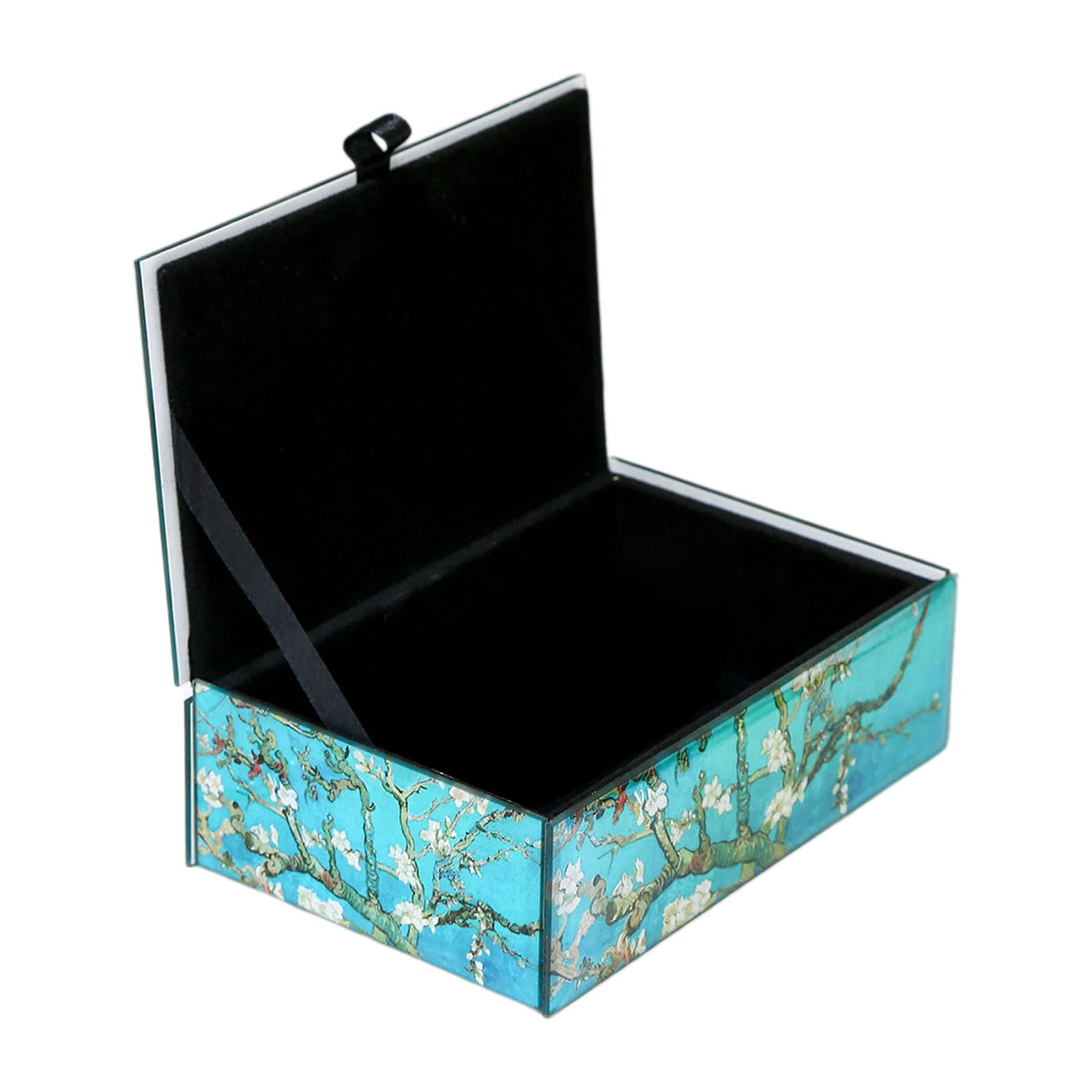 Boîte à bijoux en verre nomade pour organiser vos accessoires sur votre coiffeuse moderne