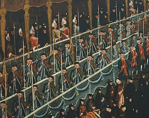 Impression sur toile Déjeuner au théâtre San Beneto de Gabriele Bella