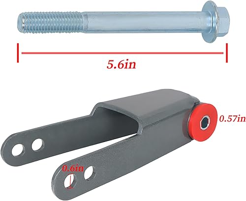 Miniatura 3 de labwork Kit de grilletes de acero de caída trasera de 1 pulgada a 2 pulgadas de repuesto para Ford F150 2WD 4WD 2009-2023