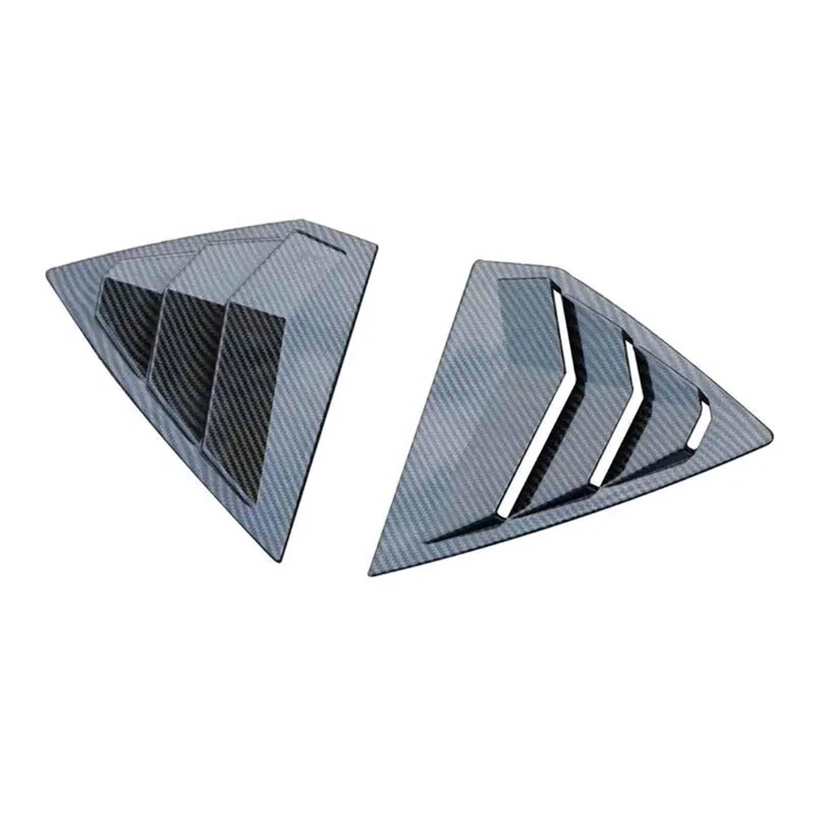 Car Window Louver Side Vent Trim Car Side Window Louvers Scoop Shades Visor Cover Blinds Air Vent For Buick For Regal 2017-2023(Carbon)