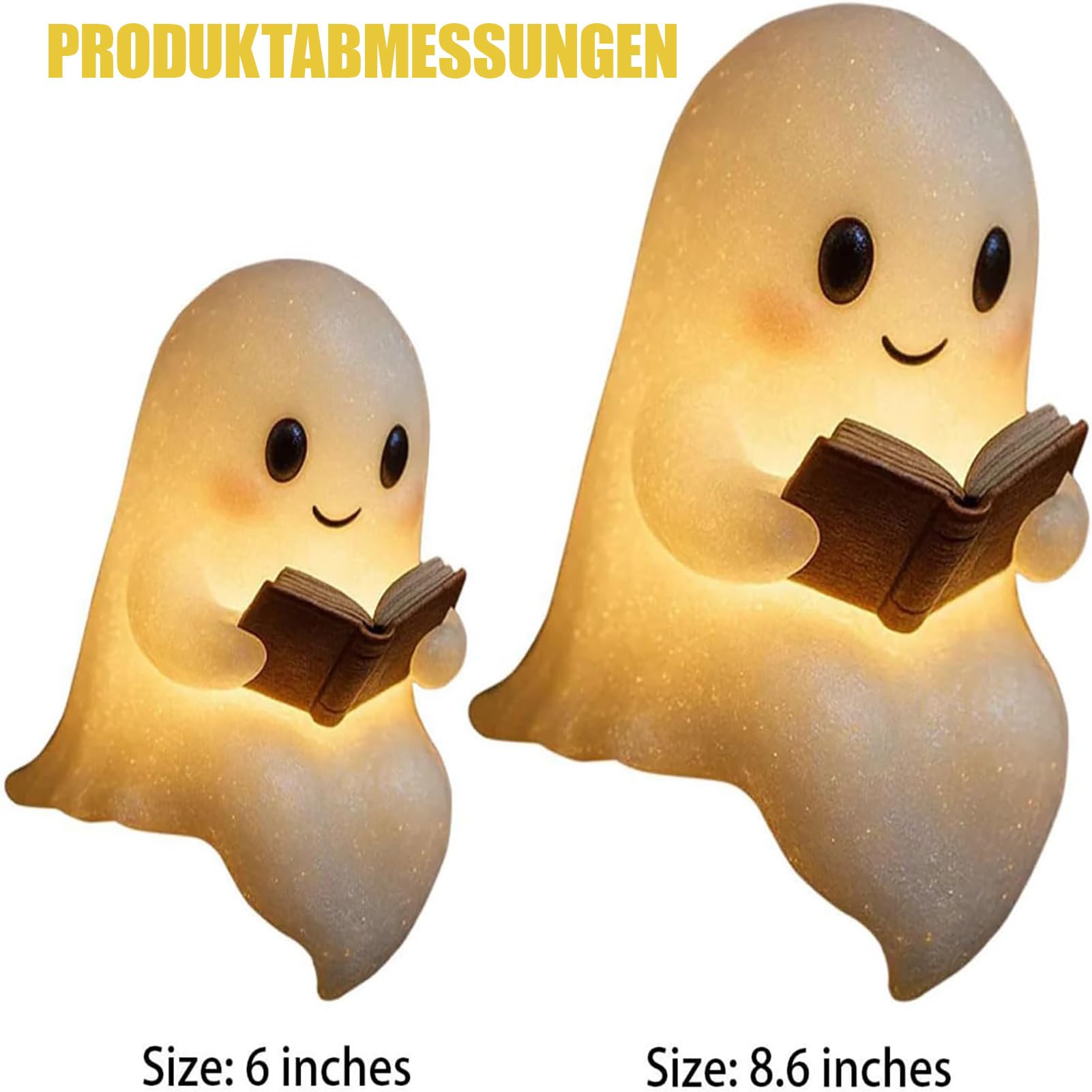 Halloween Geister Lichter - Batteriebetriebene Deko Für Gruselige Stimmung