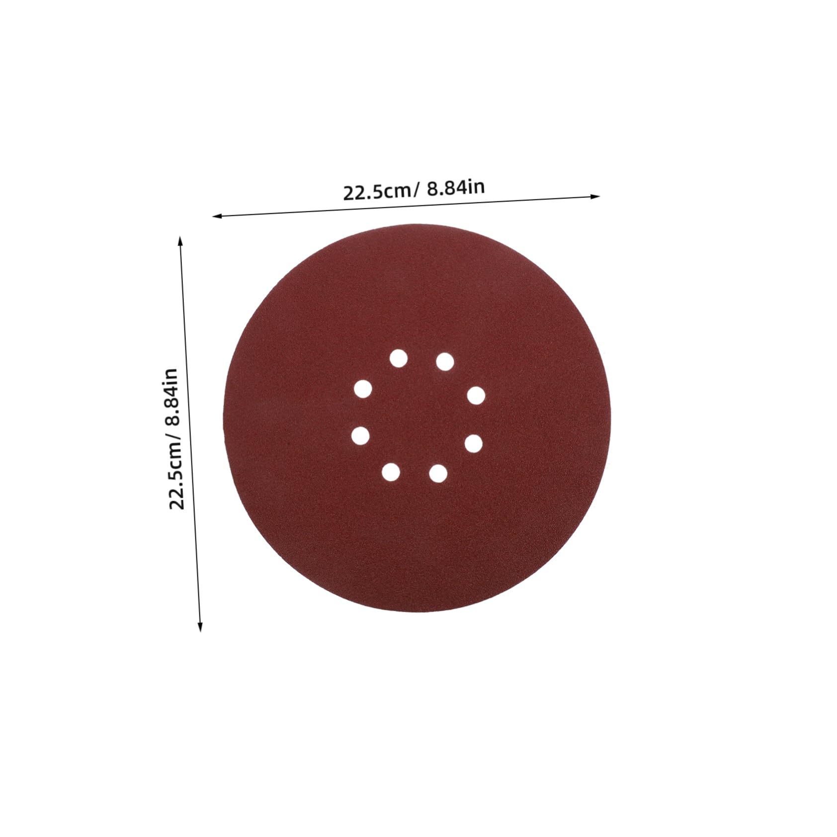 ABOOFAN Enhanced Polishing Discs 50pcs 225mm Drywall Sander Sheets Sticker Attachment for Wall Wood Metal Plastic
