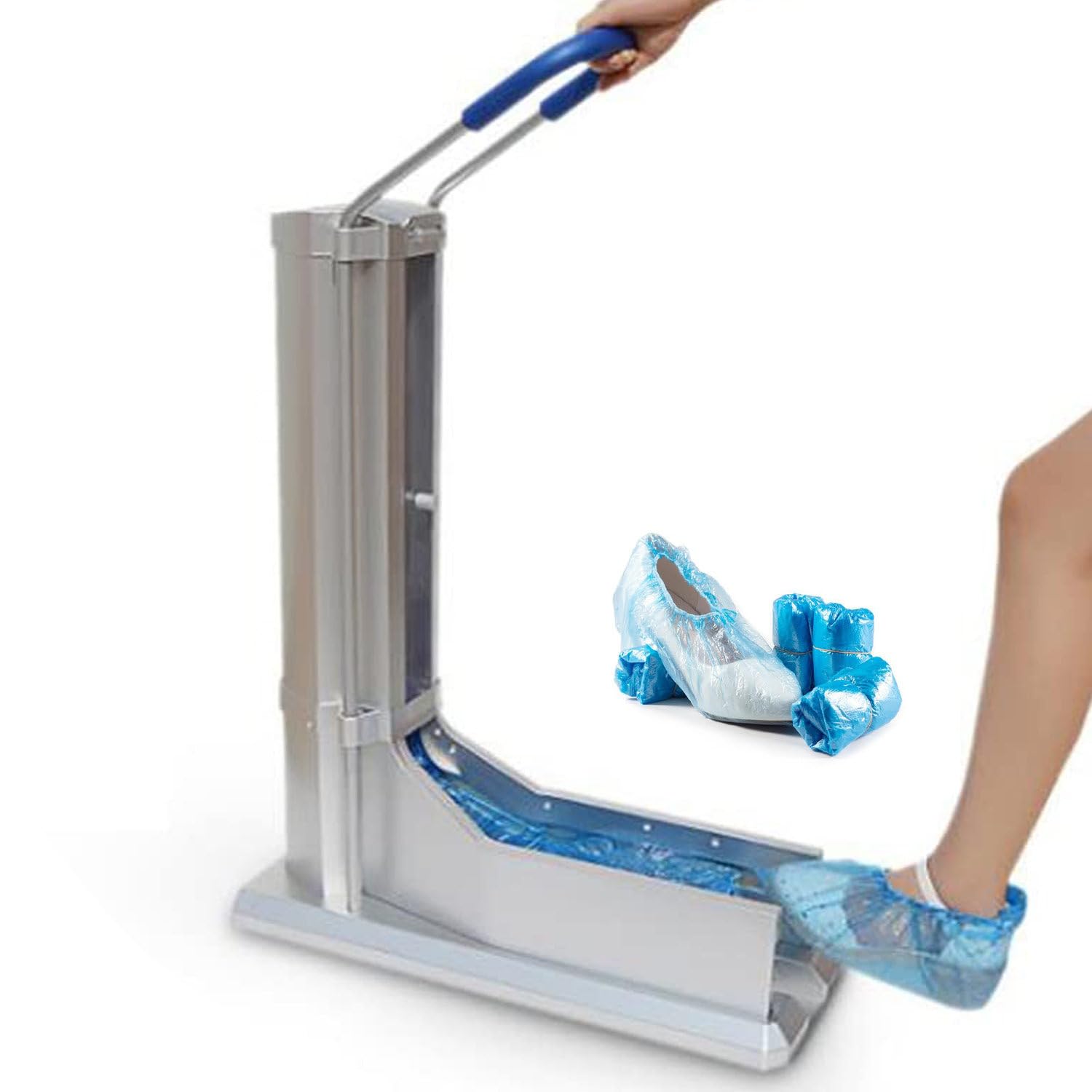 Copriscarpe automatico, usa e getta, impermeabile, antipolvere, con capacità di 100 pezzi, non necessita di elettricità, ideale per casa, ufficio, fabbrica