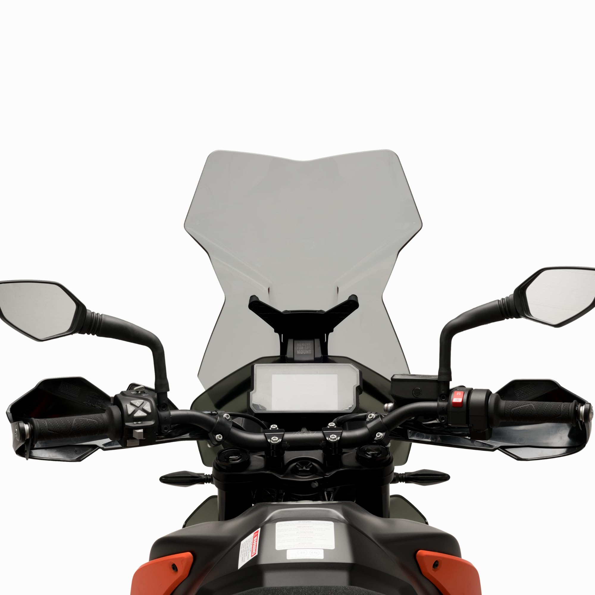 Cupolino Moto Parabrezza Plexiglass JD9 TOURING Trasparente COMPATIBILE CON MOTO KTM ADVENTURE 890 R RALLY 2021-2022