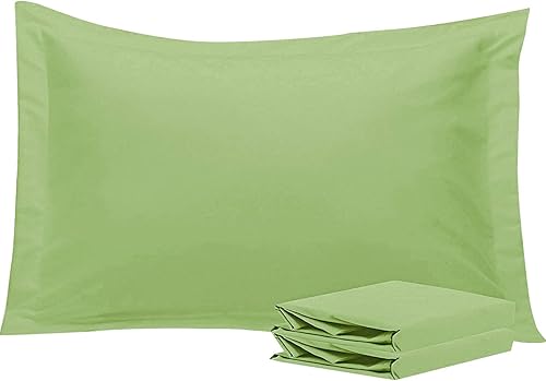 NTBAY - Fundas de almohada de microfibra cepillada, suaves y acogedoras, resistentes a las arrugas y a la decoloración, 2 unidades de fundas de