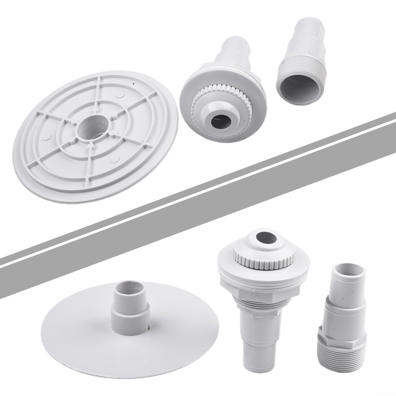 Sistema skimmer per piscina adatto per piscine HAYWARD SP1091LX Dyna-Skim fuori terra, facile da installare, cestino in ABS (A)