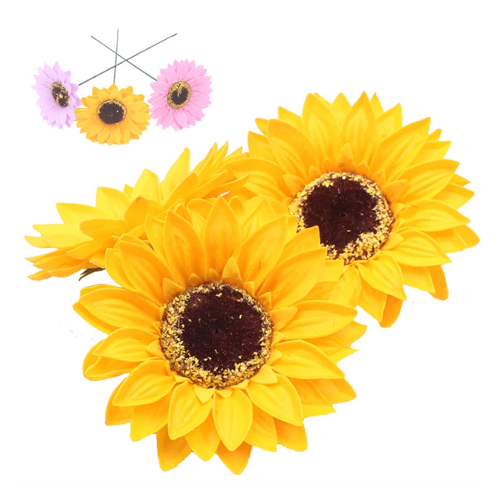 Bouquet di girasole artificiale di seta a casa san valentino