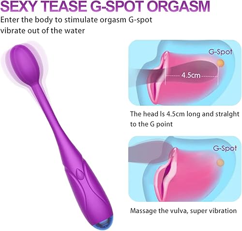 Miniatura 4 de 10 modos silencioso potente herramienta de bala eléctrica de mano Relajación del cuerpo personal Regalo de mujer Deportes Masaje de pies Relajación,