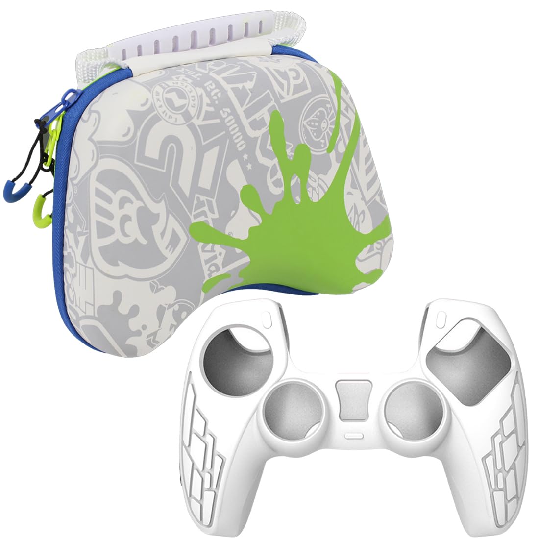 OIVO INDIA Multicolor & White Controller EVA Silicone Cover Case PS5 Controller Skin Anti Slip Protective Sleeve for Sony PS5 DualSense Controller (Combo of 2) (B0CSKKNHMD) Amazon Price History, Amazon Price Tracker