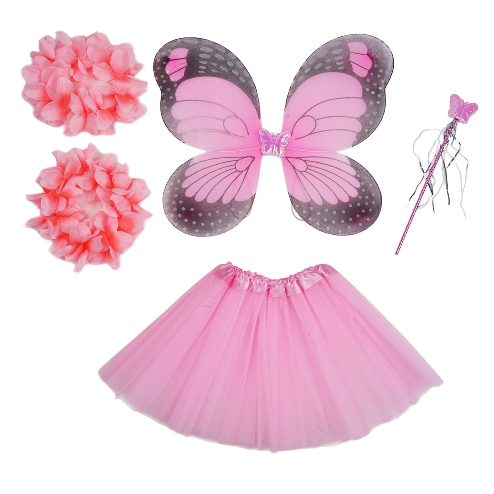 Hsioluted Butterfly Themed Geese Attire for Entryway Porch Geese Outfit for Kids Birthday and Holiday Decoration Fantasy Hallway Decoration