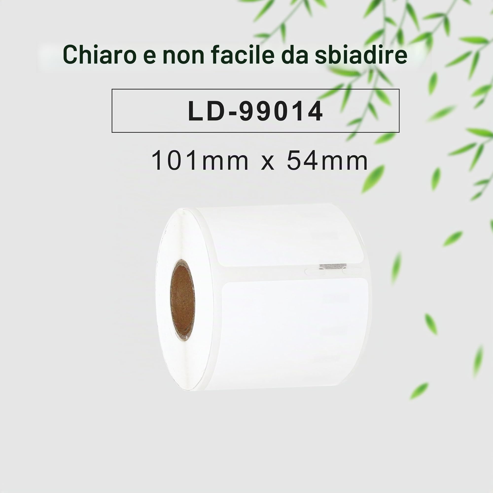 Etichette - 10 Rotoli per Dymo S0722430 99014 101 x 54mm - Compatibili con le Stampanti Dymo LabelWriter 450-220 Etichette per Rotolo