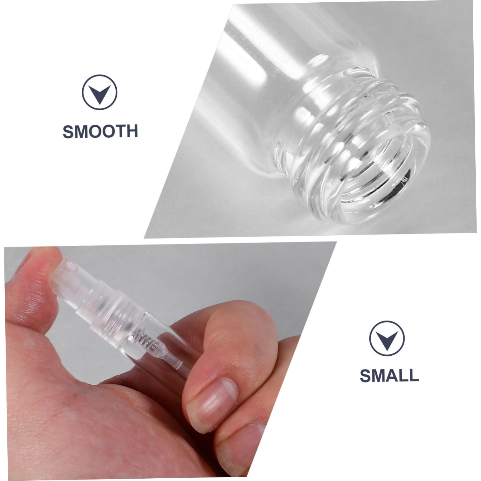 36pezzi Flacone di Profumo Vuoto Trasparente in Vetro da Contenitore Spray per Campioni di Profumo Riutilizzabile e Facile da Riempire