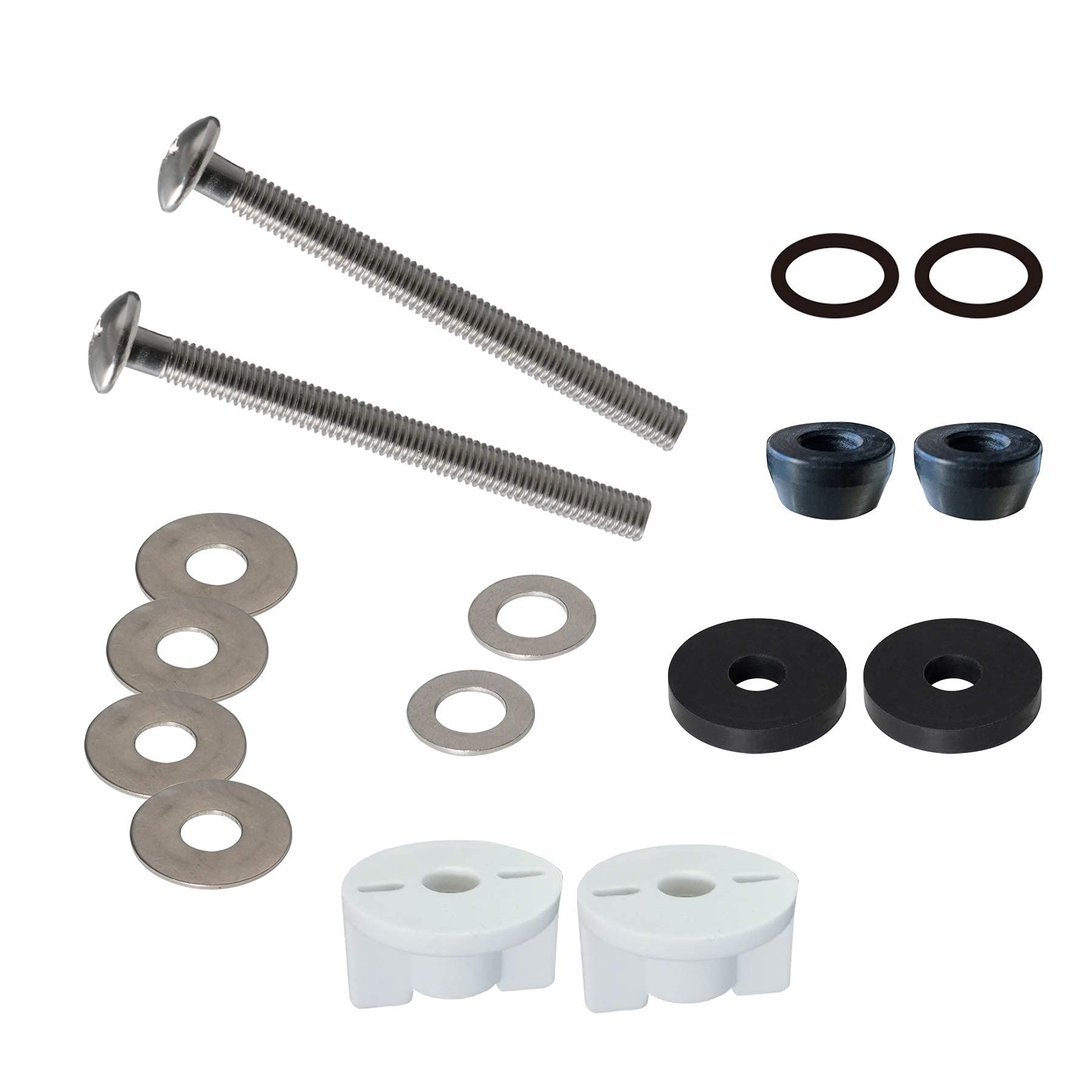 Buy Universal Toilet Seat Hinge Bolts, Toilet Tank to Bowl Bolts Kit