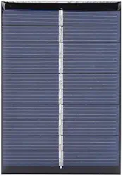 ZJchao 2pcs 0,6W 5V Painel Solar Policristalino Placa de Energia de Carregamento Com Alta Taxa de Conversão para Aparelhos de Baixa Potência Luzes de Emergência