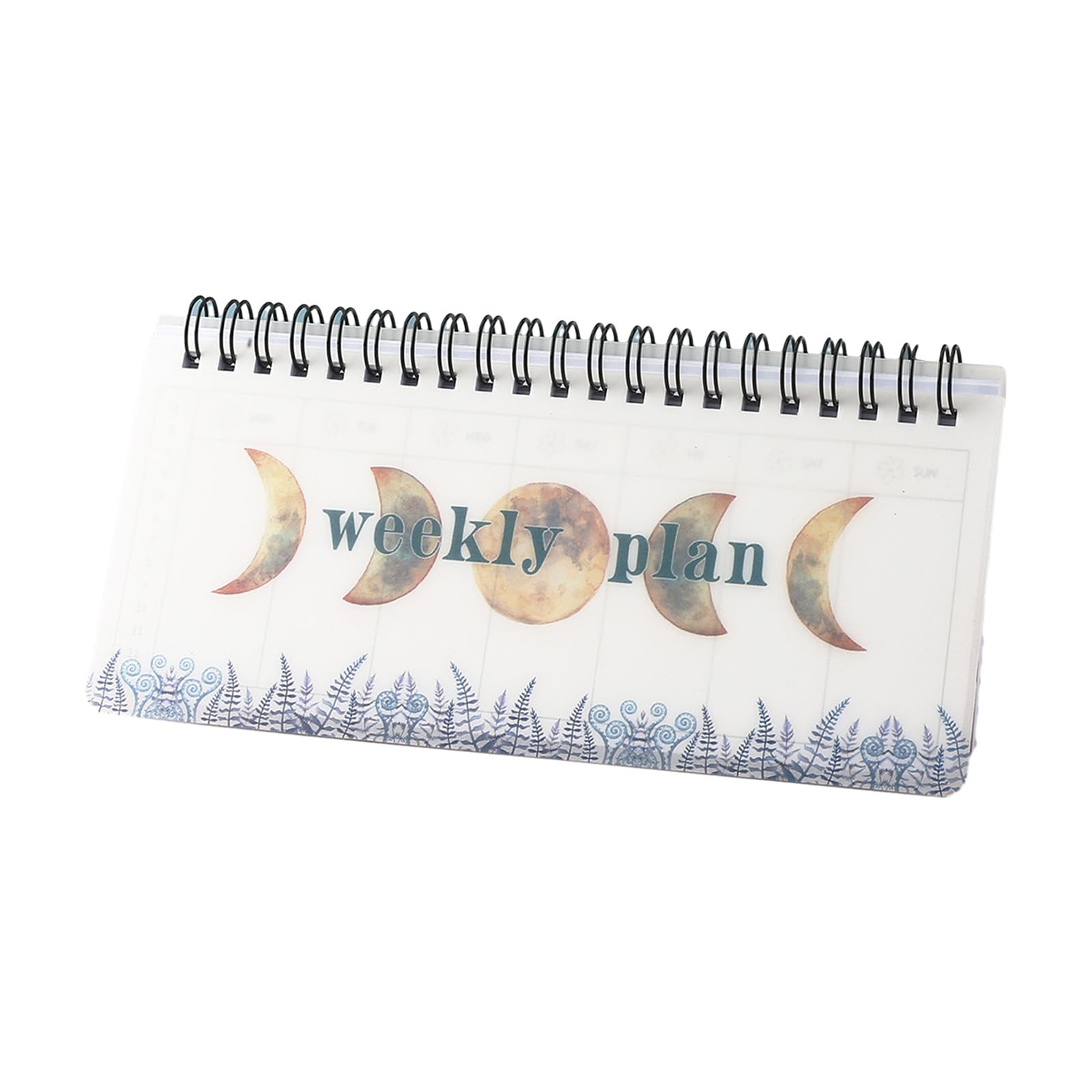 Weekly Planner with Tearable Page Twin-Coil Binding Undated Weekly Planner Notebook Appointment Diary for Women Men Home Schedule Book