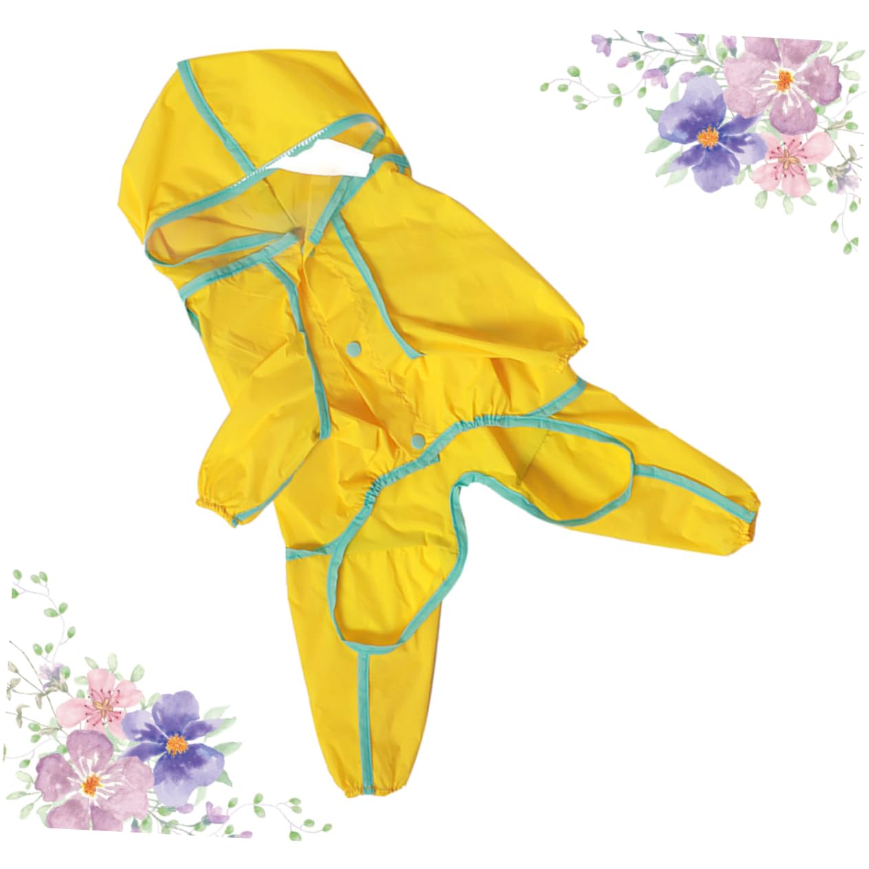 3 Pièces imperméable pour Chien Dog Coat Manteaux pour Chiens Dog Clothes Poncho Pluie imperméable Mode vêtements de Pluie Petits et Moyens Chiens Chiot Buse de Graisse Nylon