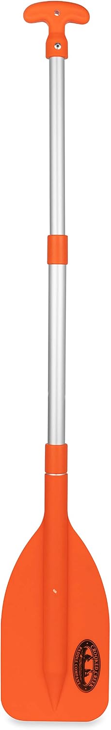 Camco 50464 Crooked Creek Telescopic Paddle, 22-Inch to 42-Inch, Orange - Great for Recreational Use on Kayaks, Canoes, Boats, Jet Skis and Rafts - Simple to Store and Transport