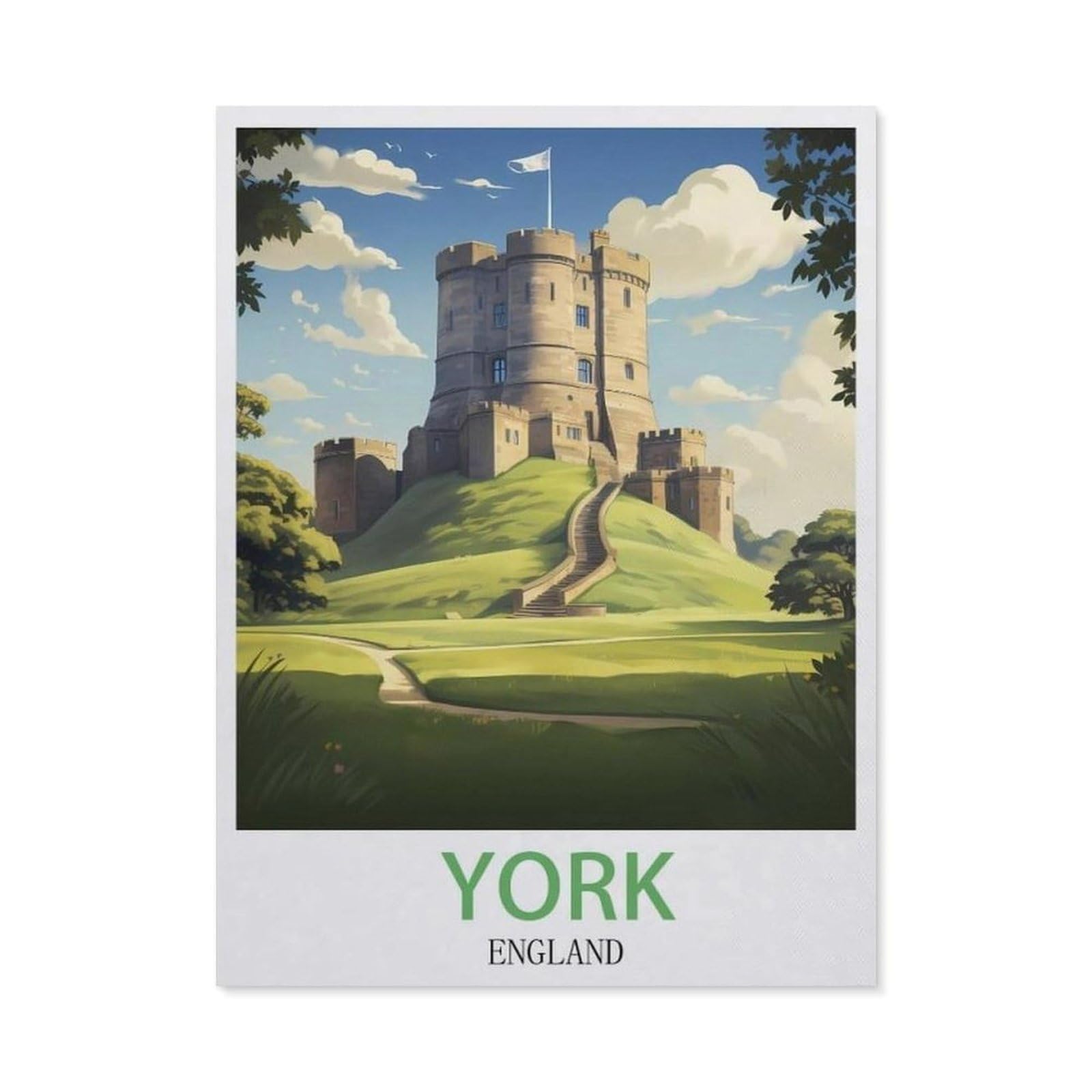 Metal Tin Sign，York England(30x40cm）
