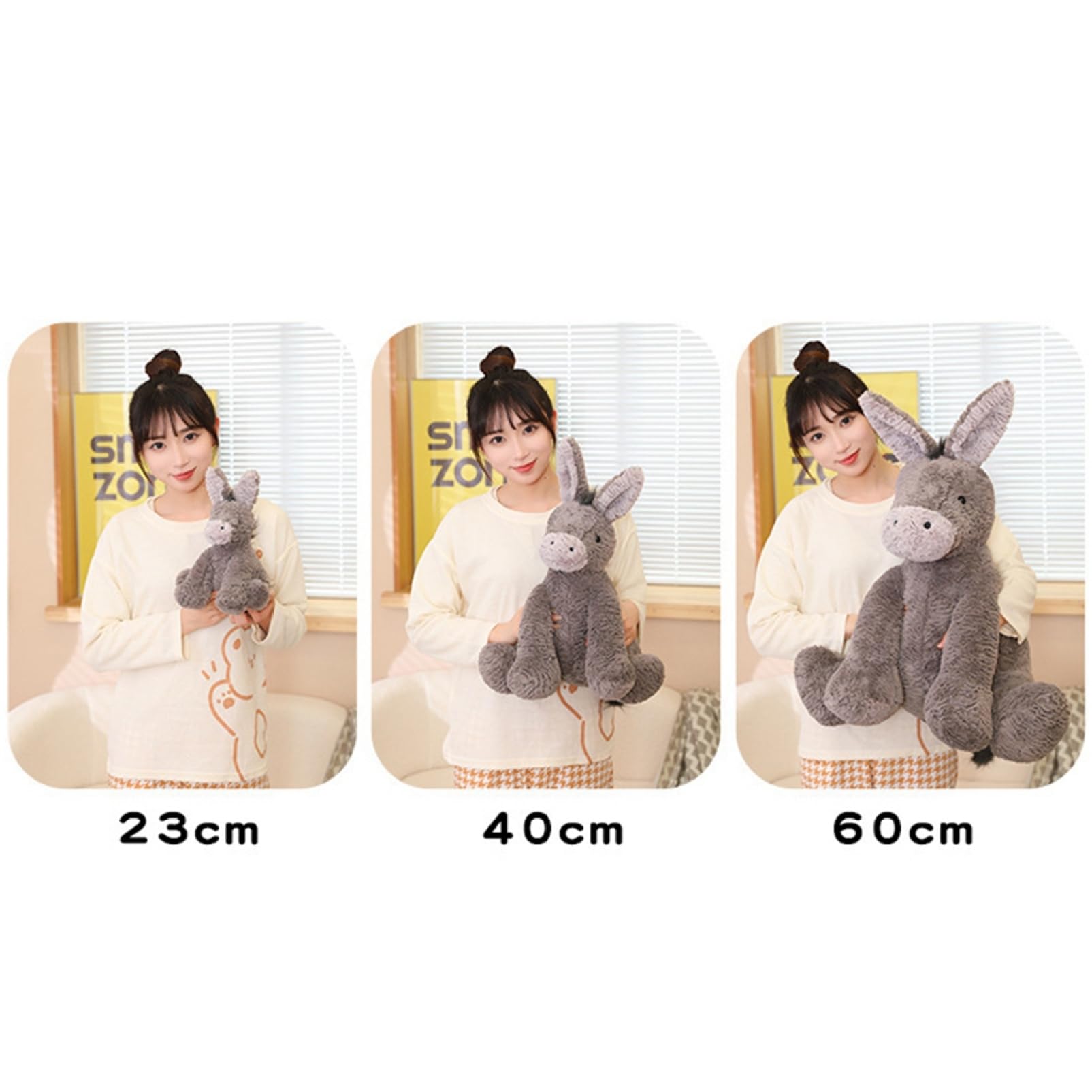 Amazon.co.jp: ロバ ぬいぐるみ 小さい ロバの抱き枕 背もたれ枕