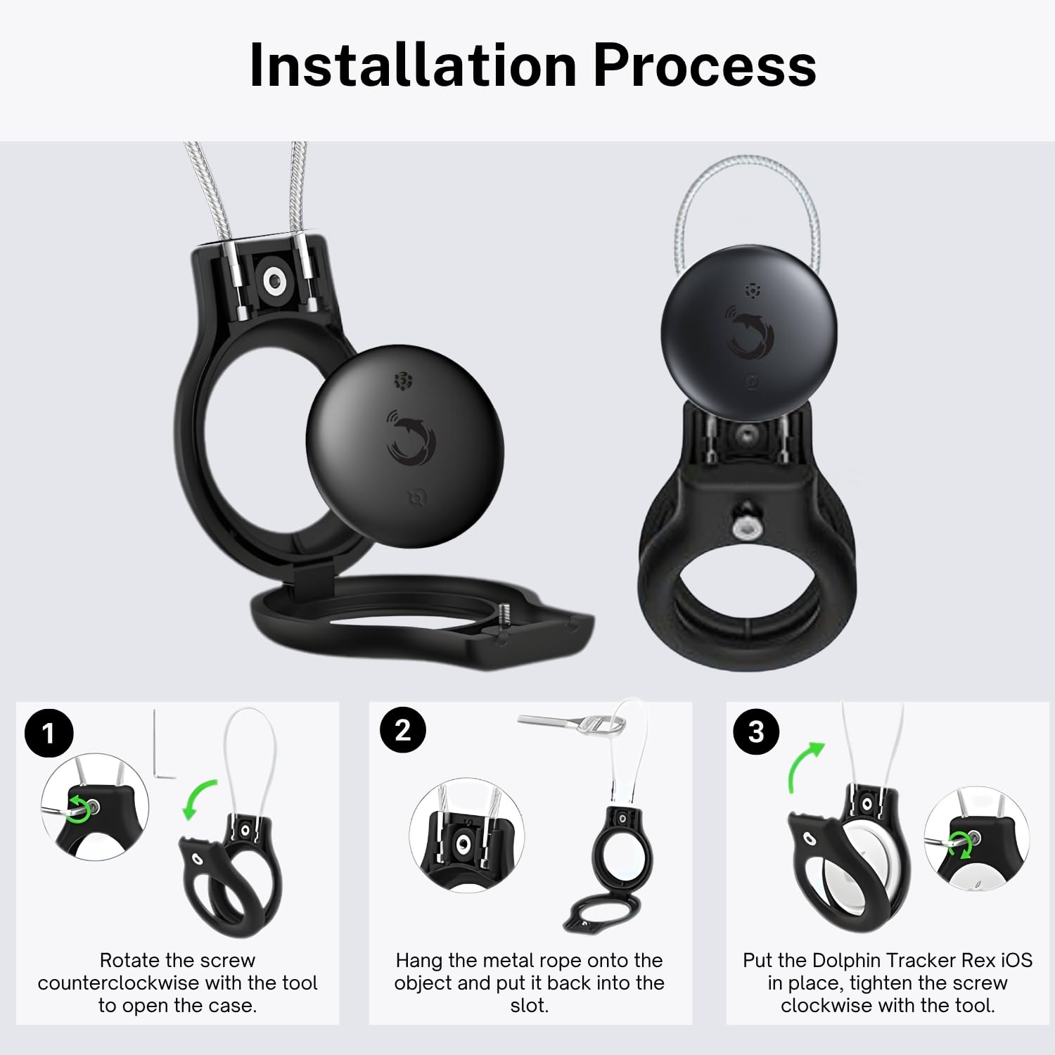 SmartLock Cadenas de suivi des bagages approuvé par la TSA - Compatible avec Apple Find My App, Bluetooth GPS Tracker, batterie remplaçable non rechargeable, localisateur d'objets perdus pour voyage