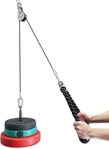 Miniatura 5 de J Bryant Cable de repuesto para gimnasio de fitness, polea gruesa de 0.197 in, cuerda de alambre de acero resistente para gimnasio en casa, polea de