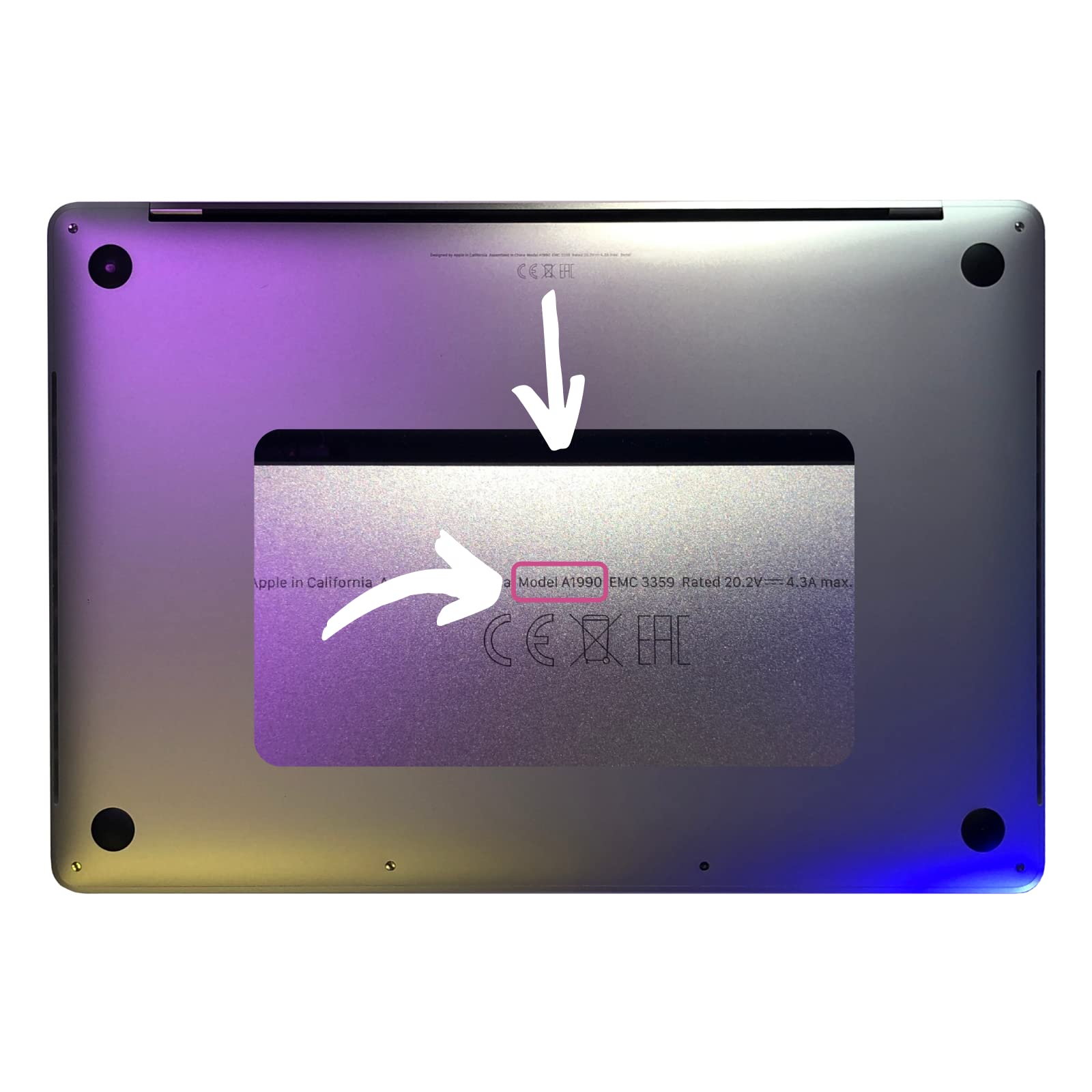 Generisch Zawiasy do MacBook Pro (2018-2019) A1989 A1990 A2159 DE układ (tylko zawiasy)