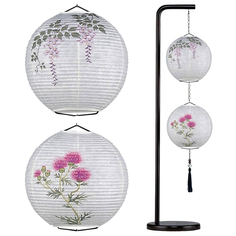 Amazon｜お仏壇のはせがわ 棚置き 盆提灯 新型 クオレルーチェ