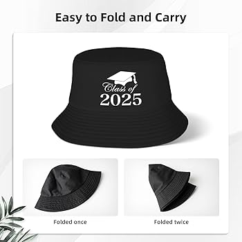 新品 Golfickers Bucket Hat 2025 - ブラック Class of 2025 Stay Cool and Stylish with Our Trendy Bucket Hats