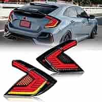 シビックハッチバックFK7・FK8社外スモークテールランプ ホンダ LED テールライト シビック FK7 FK8 シーケンシャル