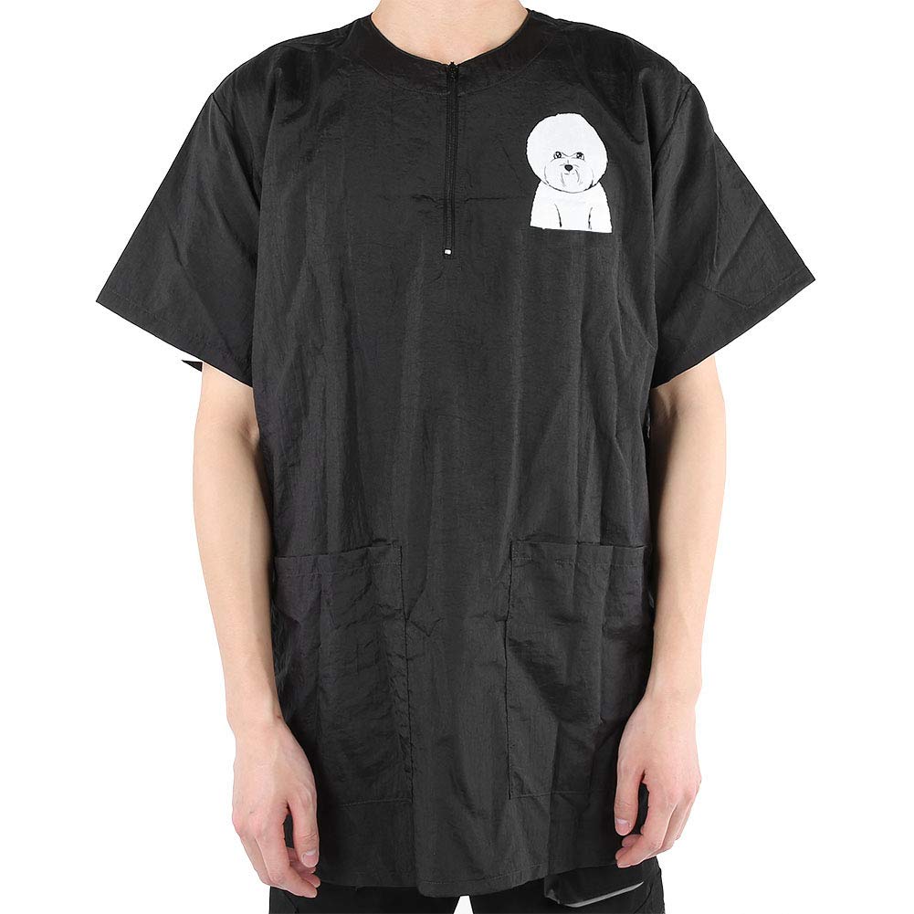 Blouses de Toilettage pour Chiens de Coiffeur pour Femmes et Hommes, Gilet de Barbier Vestes de Barbier pour Hommes Blouse de Barbier avec Poches pour Salons de Coiffure et