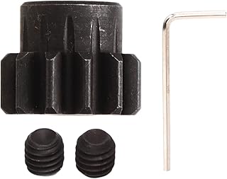 12T RC Motor Pinion Gear,RC Car Steel Motor Gears Replacement Accessories ARA311052BL