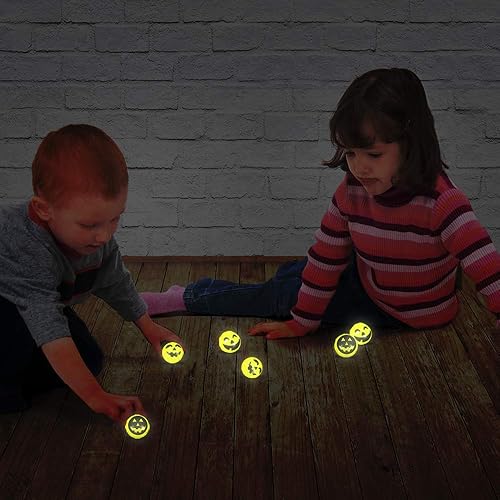 Miniatura 4 de ArtCreativity Pelotas rebotadoras que brillan en la oscuridad, paquete de 12, bolas de rebote de 1.75 pulgadas de alto para niños, suministros de