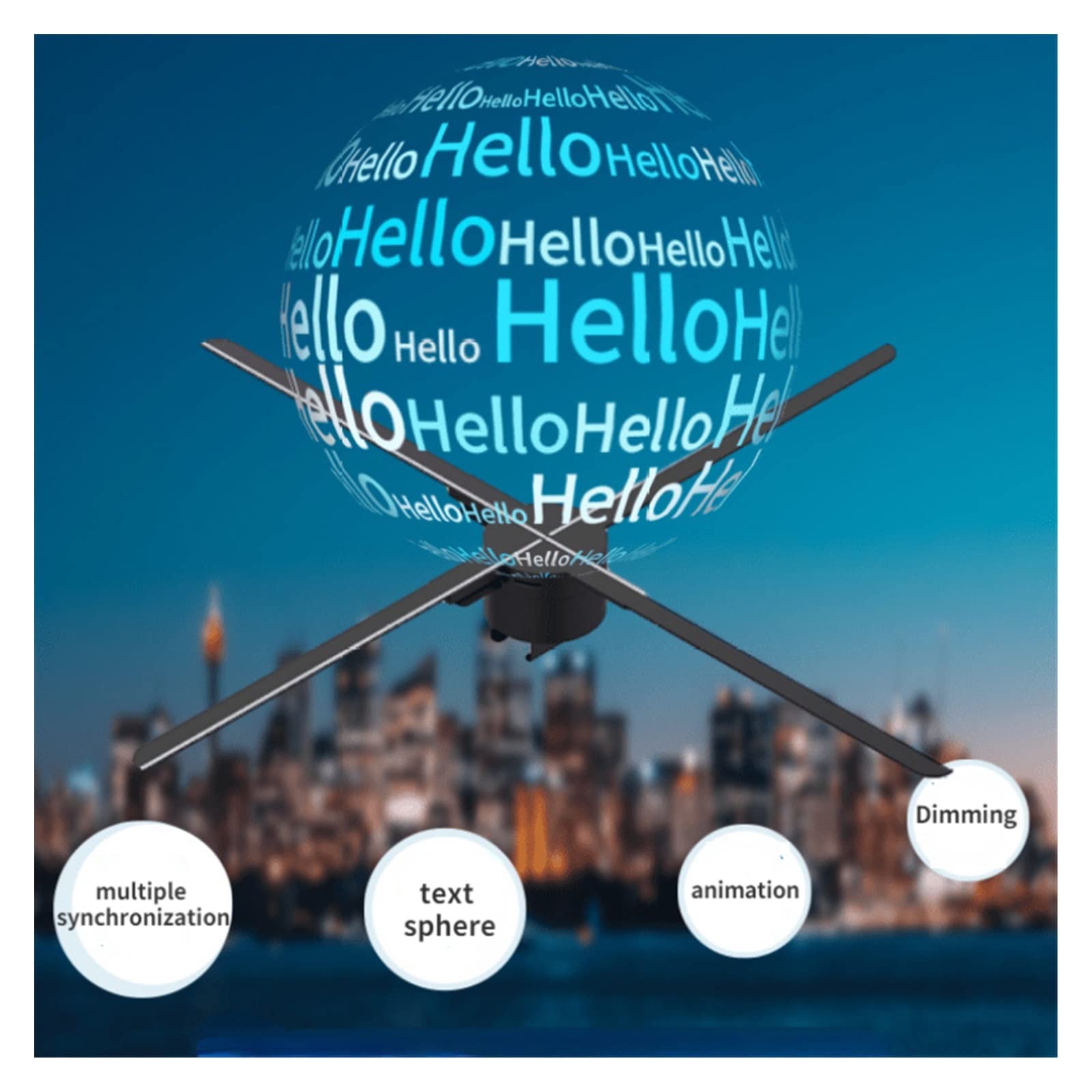 3Dホログラム広告ディスプレイファン Amazon.co.jp: 3D ホログラム ファン、3D ホログラム広告