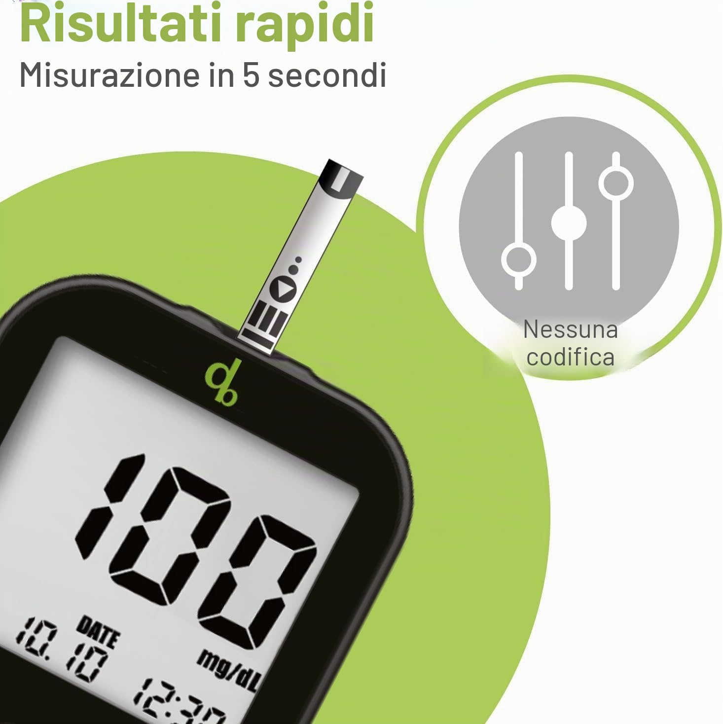 Strisce reattive adia (150 pezzi) – per misurare e monitorare la glicemia in modo semplice e conveniente in caso di diabete (apparecchio non previsto con questa offerta)