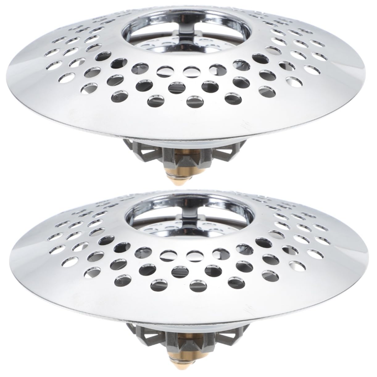 HOMSFOU 2stücke Drain Stopper Hochwertiger Abflussstopfen Kupfer Für Und Badewannen Effektiver Haarfänger Langlebig Und Leicht Zu Installieren Für Badezimmer Und Pools