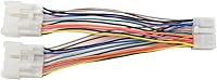 Vista 2 de Cable de arnés en Y para radio de coche, cambiador de CD, para Toyota (5+7), conector Camry RAV4 Yaris Corolla Highlander