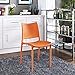 Modway EEI-1703 MO- Hipster Contemporary Modern Molded Plastic Stacking, Dining Chair, Orange