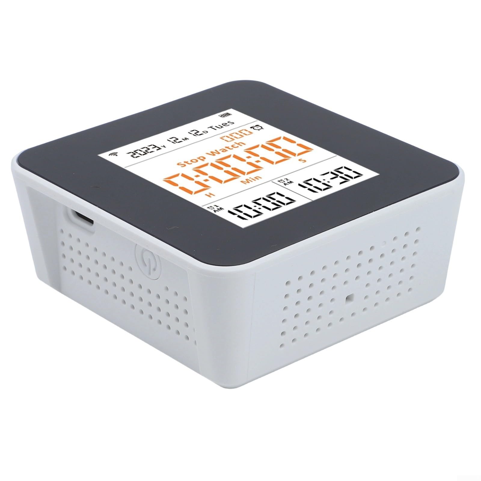 KiraKira Monitor jakości powietrza 15 w 1, czujnik HCHO TVOC PM2,5 z wyświetlaczem 7,1 cm, miernik wilgotności powietrza, WiFi do sterowania aplikacją Tuya, środowisko domowe i biurowe (biały)